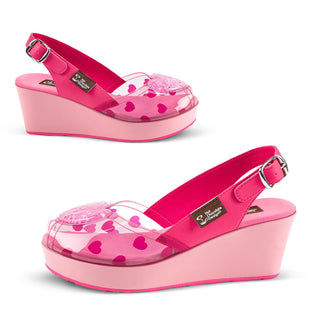 Chocolaticas® Pink Love Women's Sandal shoes