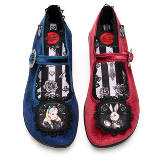 Alice In Wonder Dark Women's Mary Jane Flats