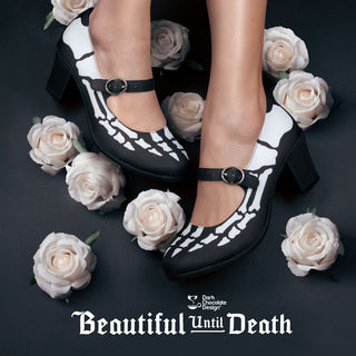 Chocolaticas® Mid Heels Beautiful Until Death Mary Jane Pump