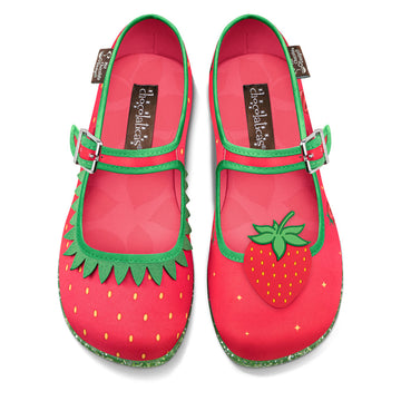 Zapatos planos Mary Jane para mujer Chocolaticas® Berry Bliss