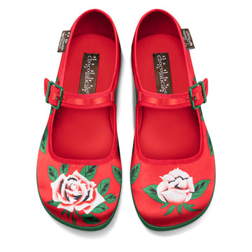 Zapatos planos Mary Jane para mujer Blossom Shine Chocolaticas®