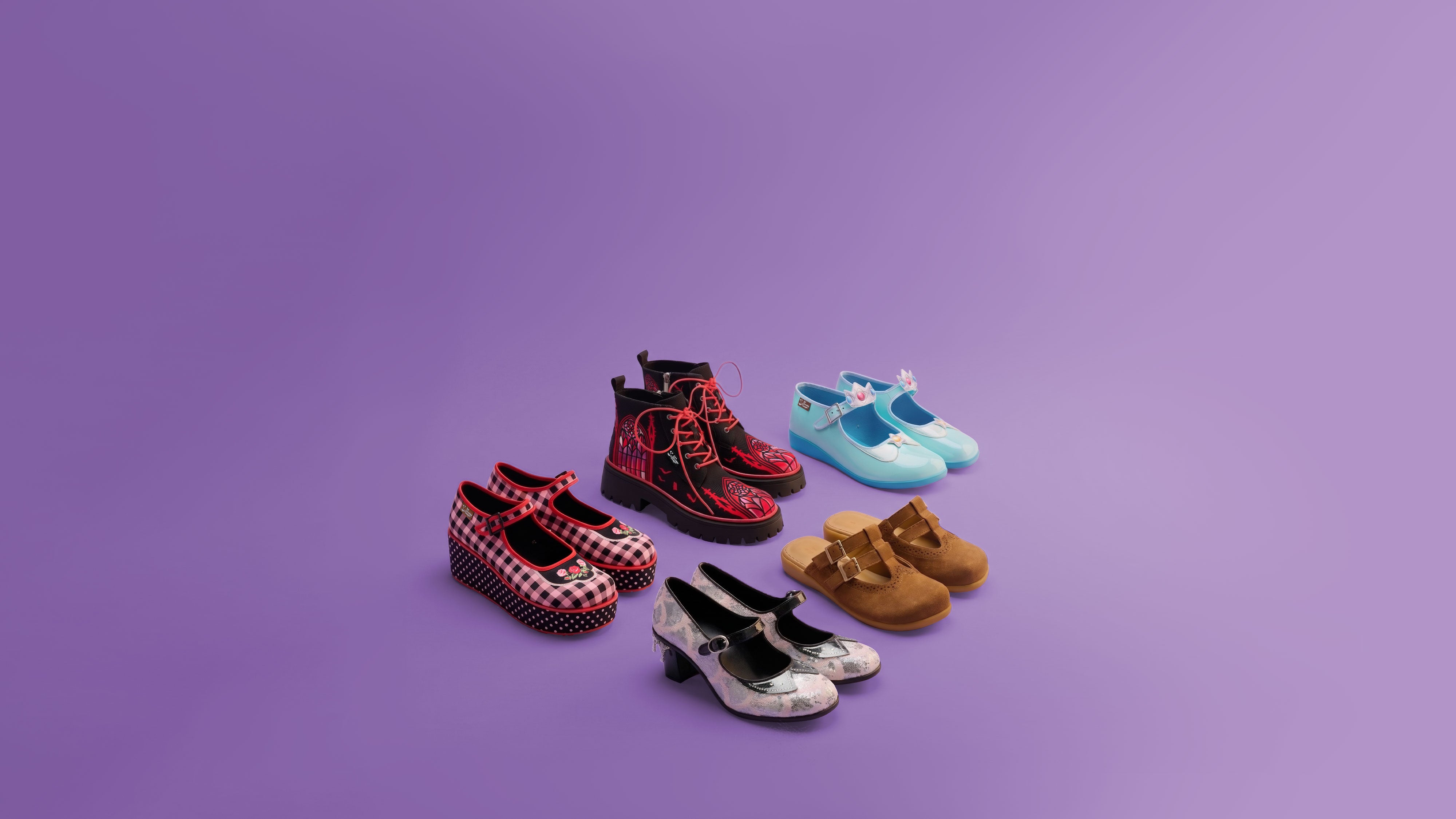 Unique Retro & Funky Women's Footwear | Hot Chocolate Design