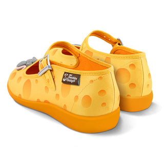 Chocolaticas® Mouse & Cheese Women's Mary Jane Flat