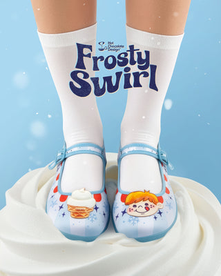 Frost Swirl Women's Mary Jane Flat