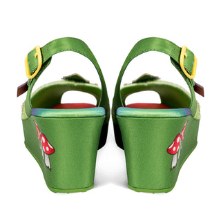 נעלי סנדל לנשים של Chocolaticas® Naughty Gnome