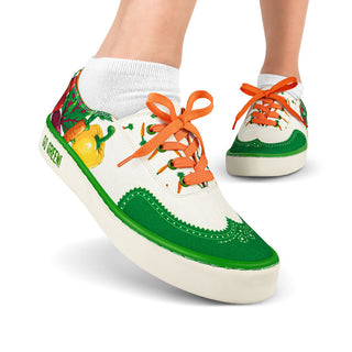נעלי ספורט יומיומיות ירוקות