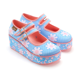 Groovy Daisy Women's Mary Jane Platforms