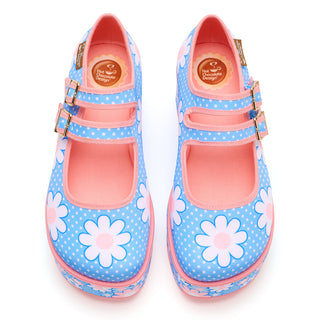 Groovy Daisy Women's Mary Jane Platforms