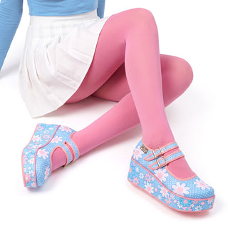 Groovy Daisy Women's Mary Jane Platforms