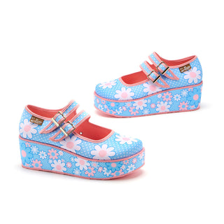 Groovy Daisy Women's Mary Jane Platforms