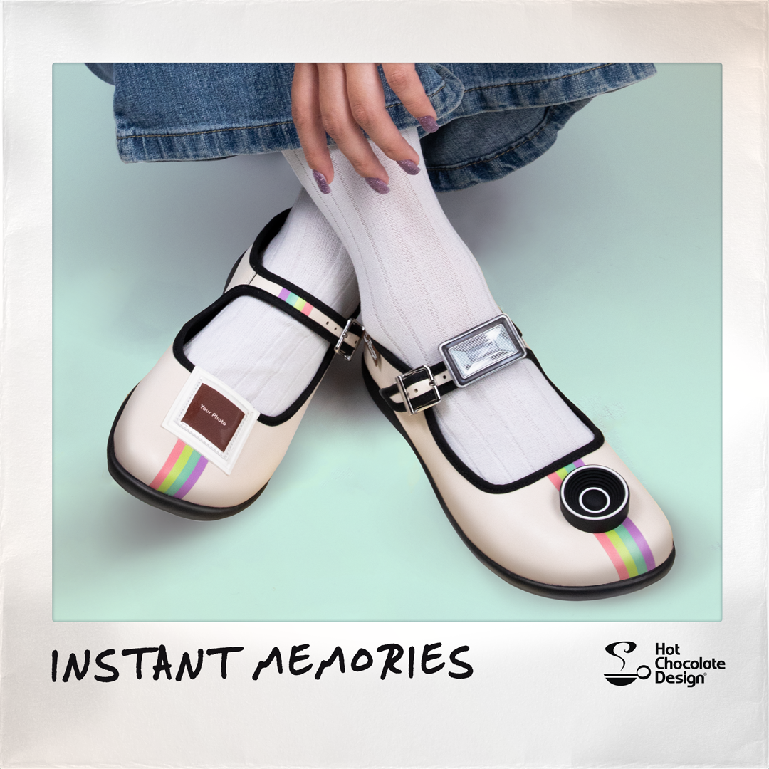 Instant Memories Women's Mary Jane Flat – Hot Chocolate Design