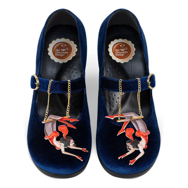 Les Dames Du Cirque Women's Mid Heels Mary Jane – Hot Chocolate Design