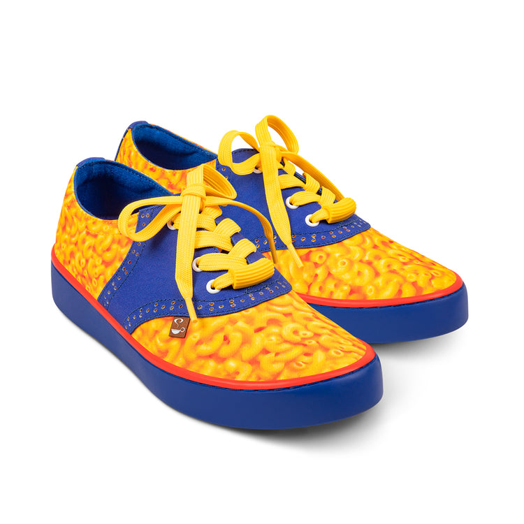 Sweet Macaron Print Pattern Black Sneaker Shoes For Men Women main image 1