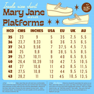 Chocolaticas® Cake Mary Jane Flat for kvinner