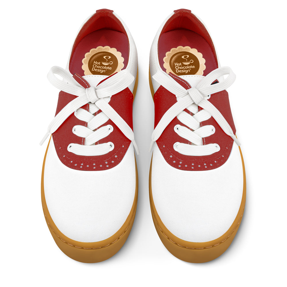 Saddle Red Casual Sneaker - Main Image