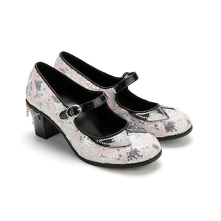Satine Women's Mary Jane Mid Heels