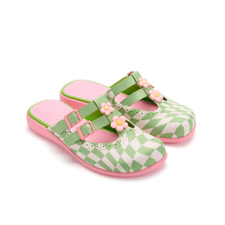 Shaken Squares Women's Mary Jane Clog