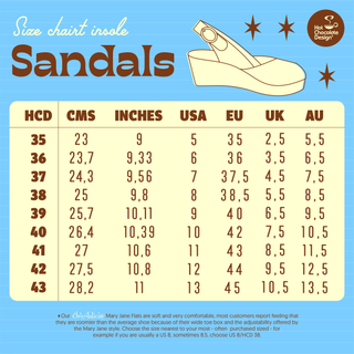 Chocolaticas® Piknik-sandaler for kvinner