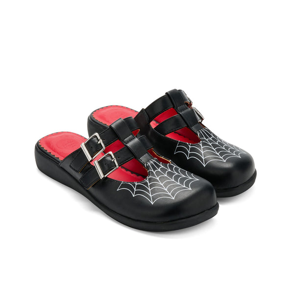 Widow Heart Mary Jane Clog – Hot Chocolate Design
