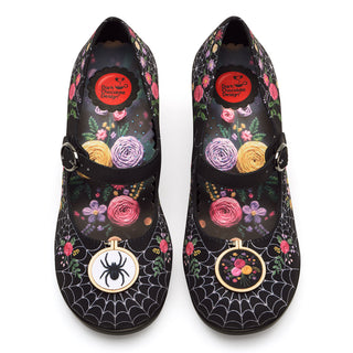 Widow's Bloom Women's Mary Jane Mid Heels
