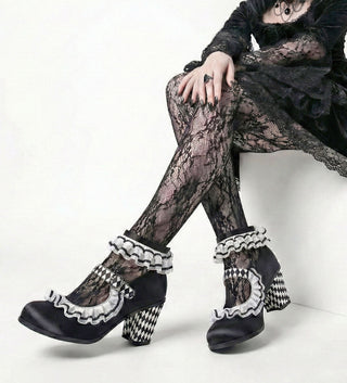 Chocolaticas® Mid Heels Arlequin Women's Mary Jane Pump