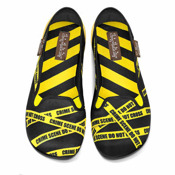 Chocolaticas® Crime Women's Slip-On Shoes shoes
