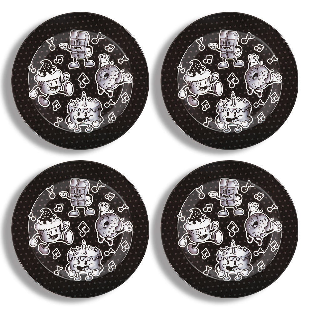 Chocolaticas® Cartoon Set of Plates