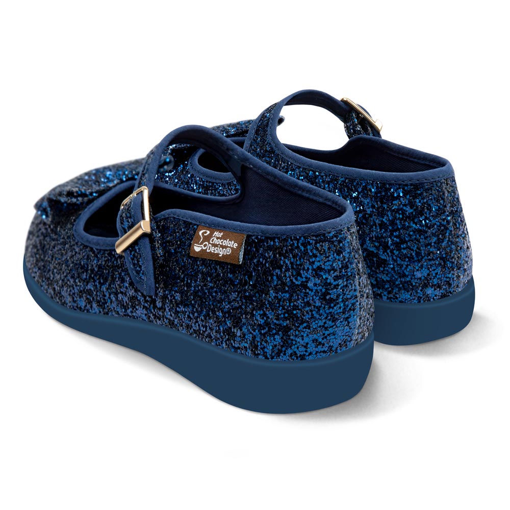 Zapatos planos Mary Jane para mujer Chocolaticas® Blue Diamond