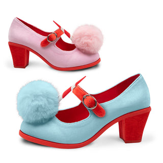 Zapatos de salón Mary Jane para mujer con tacón medio Chocolaticas® Cotton Candy