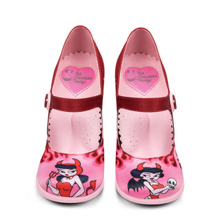 Chocolaticas® høye hæler Devil Mary Jane Pump-sko for kvinner