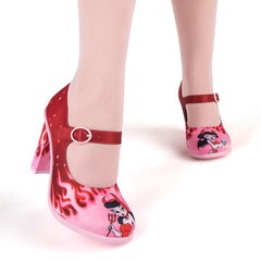 Chocolaticas® High Heels Devil Women's Mary Jane Pump Shoes