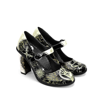 נעלי עקבים גבוהות של Chocolaticas® לנשים אזוטריות של Mary Jane Pump