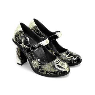 נעלי עקבים גבוהות של Chocolaticas® לנשים אזוטריות של Mary Jane Pump