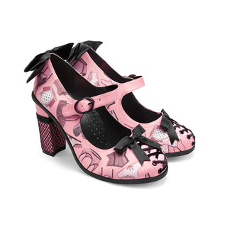 נעלי Chocolaticas® High Heels הלבשה תחתונה לנשים של Mary Jane Pump