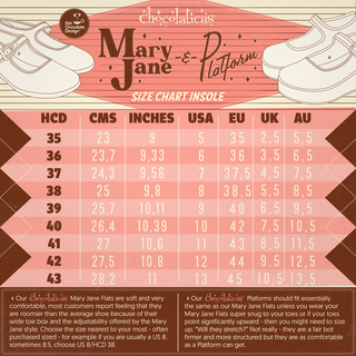 Chocolaticas® Lady Meow Mary Jane-plattform for kvinner