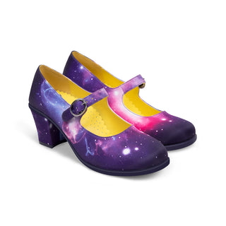Chocolaticas® Mid Heels Nebula Women's Mary Jane Pump