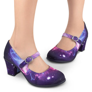 Chocolaticas® Mid Heels Nebula Women's Mary Jane Pump
