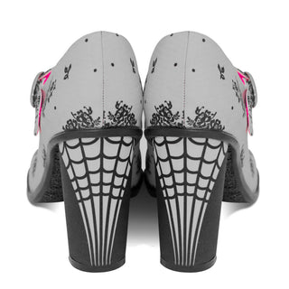 Chocolaticas® High Heels Spider Web Women's Mary Jane Pump shoes
