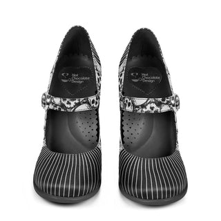 נעלי עקבים גבוהות של Chocolaticas® לנשים ויקטוריאניות Mary Jane Pump