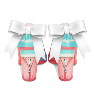 נעלי עקב גבוהות של Chocolaticas® Twin Lolita לנשים של Mary Jane Pump