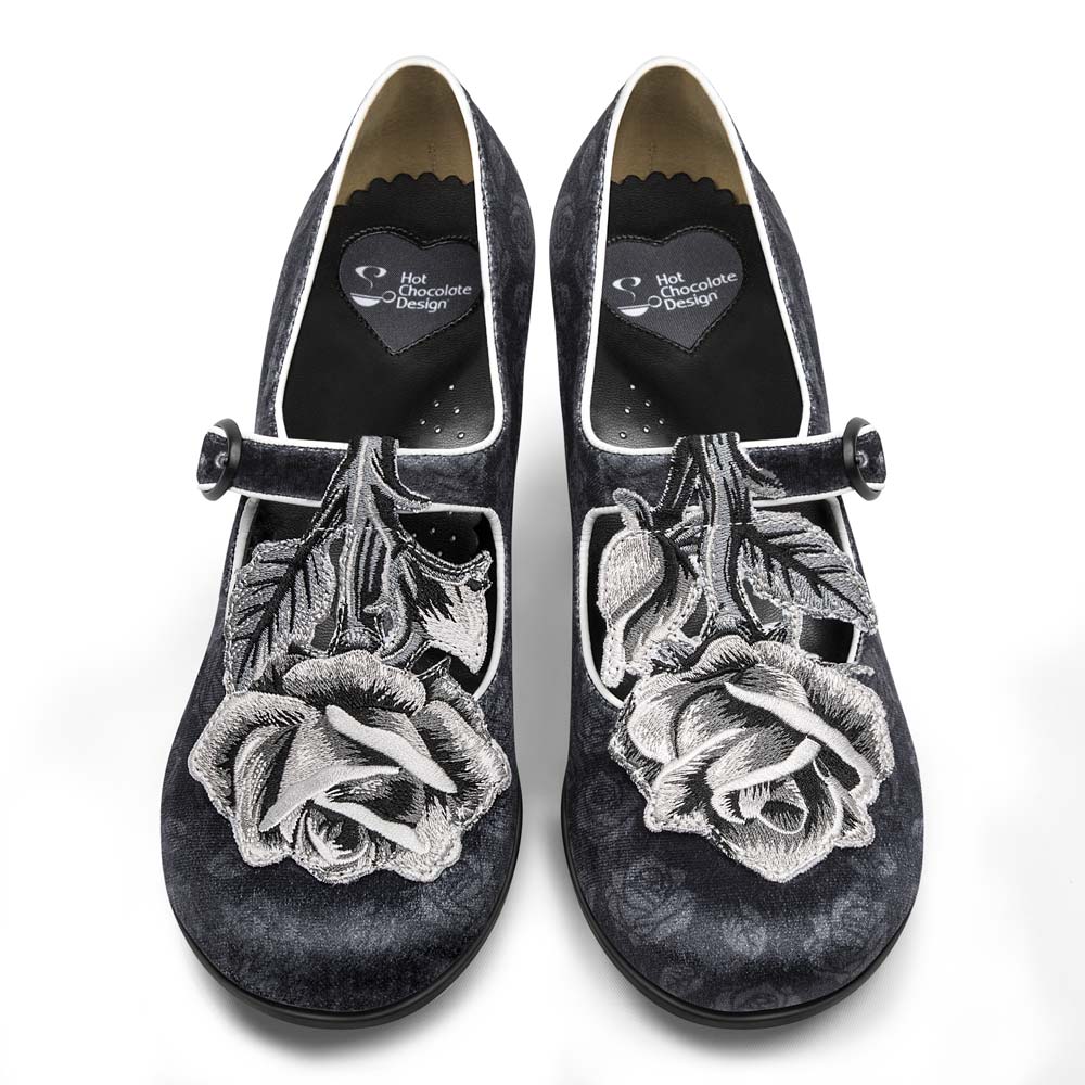 rose and chocolate shoes