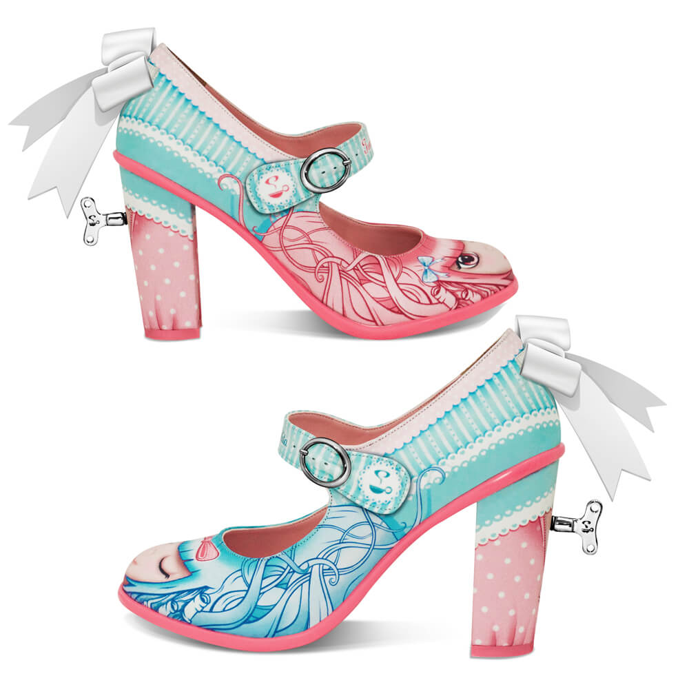 Chocolaticas® High Heels Twin Lolita Women's Mary Jane Pump Shoes